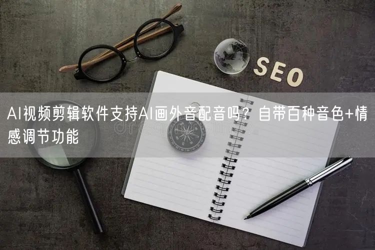 AI视频剪辑软件支持AI画外音配音吗？自带百种音色+情感调节功能