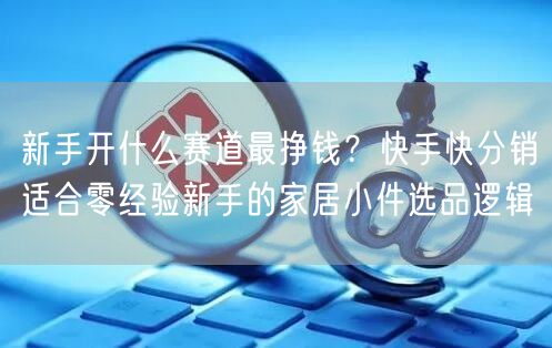 新手开什么赛道最挣钱？快手快分销适合零经验新手的家居小件选品逻辑