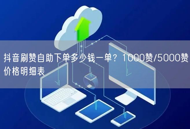 抖音刷赞自助下单多少钱一单？1000赞/5000赞价格明细表